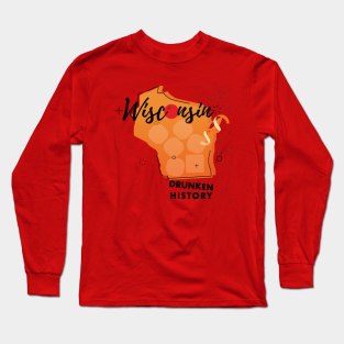 Inside the Glass Wisconsin Logo Long Sleeve T-Shirt